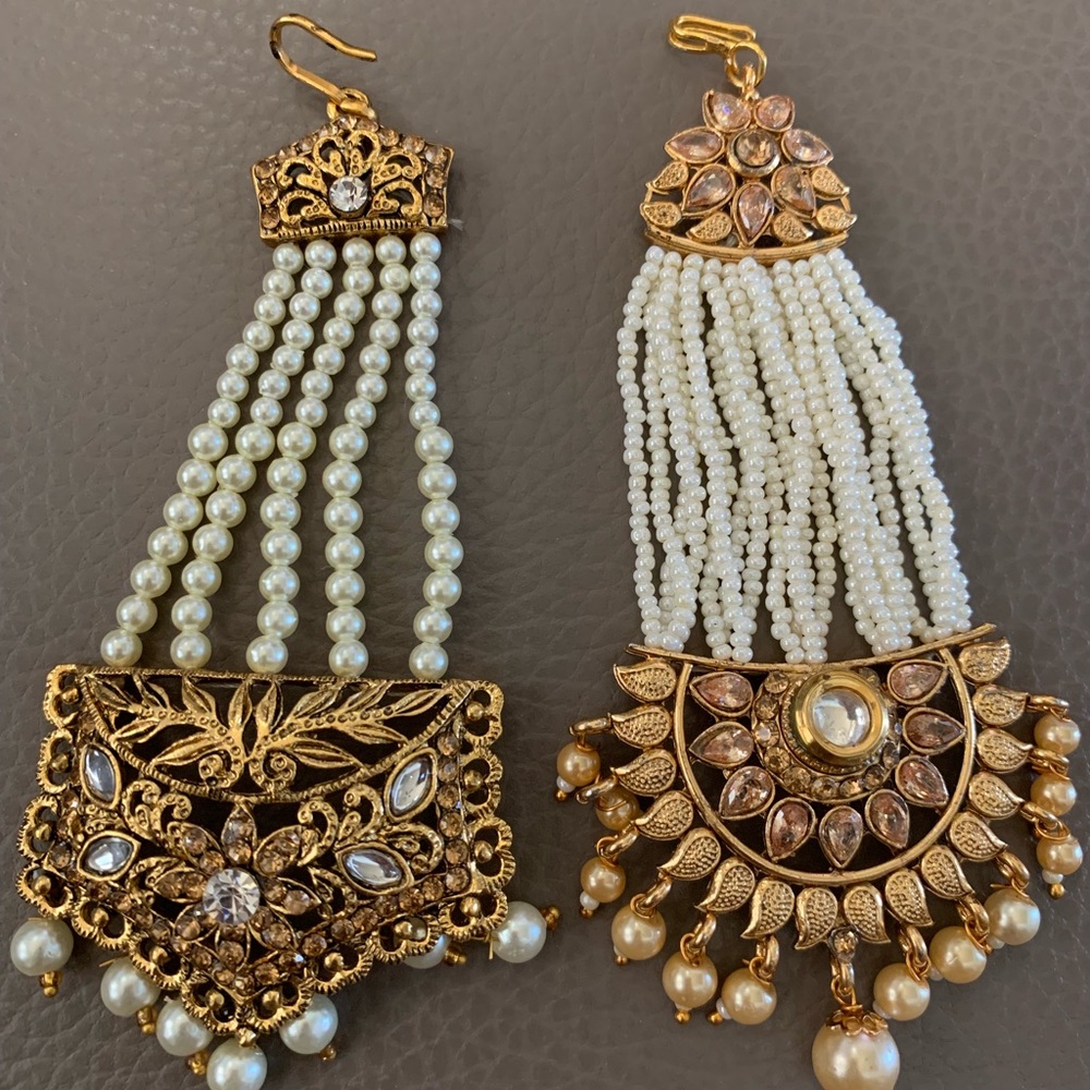 Indian jewelry side headpiece